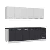 Minar 265 Cm Mutfak Dolabı Beyaz Antrasit 265-A1 thumbnail 3