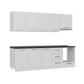 Minar 260 Cm Mutfak Dolabı Beyaz 260-B8 thumbnail 3