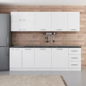 Minar 255 Cm Mutfak Dolabı Beyaz 255-B2 thumbnail 1