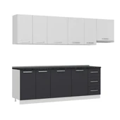 Minar 290 Cm Mutfak Dolabı Beyaz Antrasit 290-A4 thumbnail 3