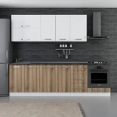 Minar 265 Cm Mutfak Dolabı Beyaz Dore 265-D6 thumbnail 1