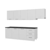 Minar 300 Cm Mutfak Dolabı Beyaz 300-B11 thumbnail 4