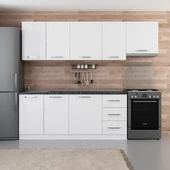 Minar 255 Cm Mutfak Dolabı Beyaz 255-B4 thumbnail 1