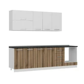 Minar 265 Cm Mutfak Dolabı Beyaz Dore 265-D6 thumbnail 3