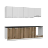 Minar 265 Cm Mutfak Dolabı Beyaz Dore 265-D5 thumbnail 3