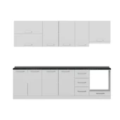 Minar 270 Cm Mutfak Dolabı Beyaz 270-B8 thumbnail 2