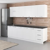 Minar 275 Cm Mutfak Dolabı Beyaz 275-B2 thumbnail 5