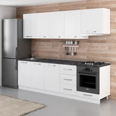 Minar 260 Cm Mutfak Dolabı Beyaz 260-B8 thumbnail 5