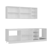 Minar 265 Cm Mutfak Dolabı Beyaz Dore 265-D6 thumbnail 6