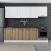 Minar 265 Cm Mutfak Dolabı Beyaz Dore 265-D5 thumbnail 1