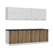 Minar 260 Cm Mutfak Dolabı Beyaz Dore 260-D1 thumbnail 3