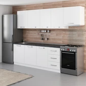 Minar 280 Cm Mutfak Dolabı Beyaz 280-B4 thumbnail 5