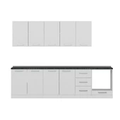 Minar 285 Cm Mutfak Dolabı Beyaz 285-B6 thumbnail 2