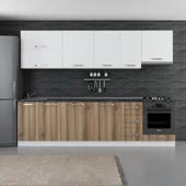 Minar 290 Cm Mutfak Dolabı Beyaz Dore 290-D8 thumbnail 1