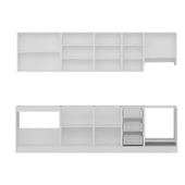 Minar 290 Cm Mutfak Dolabı Beyaz Antrasit 290-A8 thumbnail 7