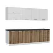 Minar 270 Cm Mutfak Dolabı Beyaz Dore 270-D1 thumbnail 3