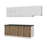 Minar 270 Cm Mutfak Dolabı Beyaz Dore 270-D7 thumbnail 4