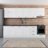 Minar 300 Cm Mutfak Dolabı Beyaz 300-B9 - 1