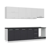 Minar 275 Cm Mutfak Dolabı Beyaz Antrasit 275-A5 thumbnail 3