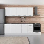 Minar 285 Cm Mutfak Dolabı Beyaz 285-B6 thumbnail 1