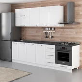 Minar 270 Cm Mutfak Dolabı Beyaz 270-B6 thumbnail 5