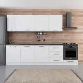 Minar 300 Cm Mutfak Dolabı Beyaz 300-B10 - 1