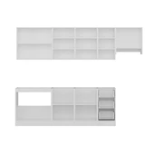 Minar 280 Cm Mutfak Dolabı Beyaz Antrasit 280-A7 thumbnail 7