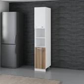 Minar 40 Cm Mutfak Boy Dolabı Beyaz Dore D40-D2 thumbnail 3