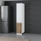 Minar 40 Cm Mutfak Boy Dolabı Beyaz Dore D40-D1 thumbnail 3