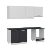 Minar 220 Cm Mutfak Dolabı Beyaz Antrasit 220-A14 thumbnail 2