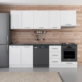 Minar 255 Cm Mutfak Dolabı Beyaz 255-B13 thumbnail 1