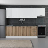 Minar 290 Cm Mutfak Dolabı Beyaz Dore 290-D4 thumbnail 1