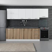 Minar 285 Cm Mutfak Dolabı Beyaz Dore 285-D4 thumbnail 1