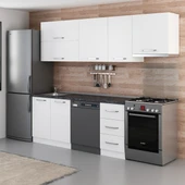 Minar 255 Cm Mutfak Dolabı Beyaz 255-B15 thumbnail 5