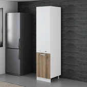 Minar 50 Cm Mutfak Boy Dolabı Beyaz Dore D50-D1 thumbnail 5