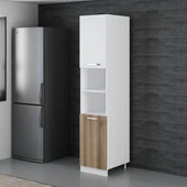 Minar 45 Cm Mutfak Boy Dolabı Beyaz Dore D45-D2 thumbnail 5