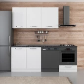 Minar 220 Cm Mutfak Dolabı Beyaz 220-B13 thumbnail 1