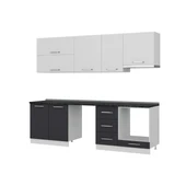 Minar 255 Cm Mutfak Dolabı Beyaz Antrasit 255-A16 thumbnail 6