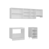 Minar 255 Cm Mutfak Dolabı Beyaz Dore 255-D12 thumbnail 7