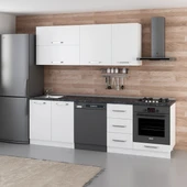 Minar 255 Cm Mutfak Dolabı Beyaz 255-B14 thumbnail 2