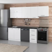 Minar 255 Cm Mutfak Dolabı Beyaz 255-B15 thumbnail 3