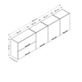 Minar 260 Cm Mutfak Dlb Byz 260-B1-Üst thumbnail 8