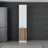 Minar 45 Cm Mutfak Boy Dolabı Beyaz Dore D45-D1 thumbnail 1