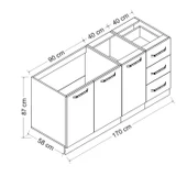 Minar 170 Cm Mutfak Dlb Byz Ant 170-A1 -Alt thumbnail 8