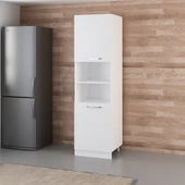 Minar 60 Cm Mutfak Boy Dolabı Beyaz D60-B2 thumbnail 3