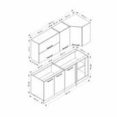 Minar 195Cm Köşe Mtfk Dlp Byz Dore K195-D3 thumbnail 8