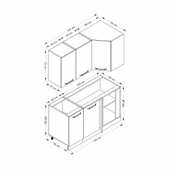 Minar 145Cm Köşe Mtfk Dlp Byz Antr K145-A1 thumbnail 8