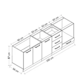 Minar 250 Cm Mutfak Dlb Byz Dore 250-D3-Alt thumbnail 8
