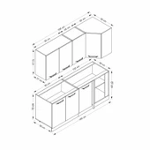 Minar 195Cm Köşe Mtfk Dlp Byz K195-B2 thumbnail 8