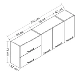 Minar 210 Cm Mutfak Dlb Byz 210-B2-Üst thumbnail 8